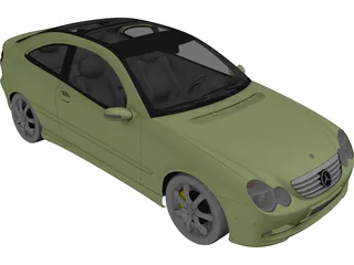 Mercedes-Benz Sport Coupe 3D Model preview