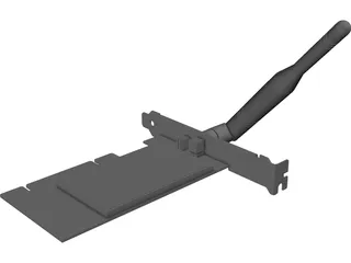 PC Wireless card Linksys WMP54GS 3D Model preview