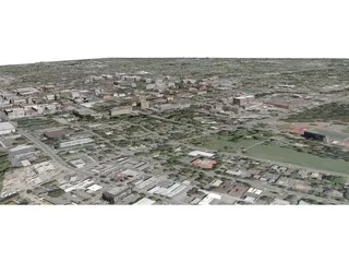 Salem City 3D Model preview