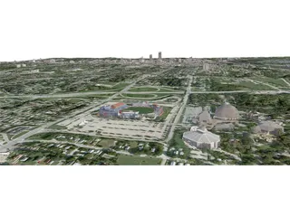 Omaha City 3D Model preview