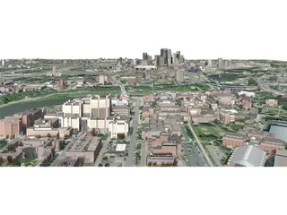 Minneapolis City 3D Model preview