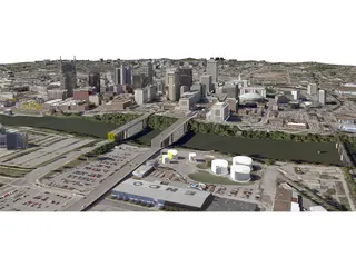 Nashville City 3D Model preview