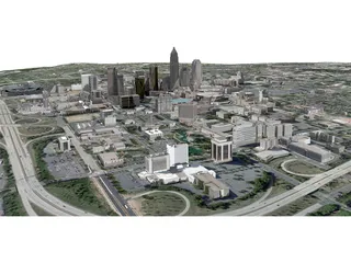 Charlotte City 3D Model preview