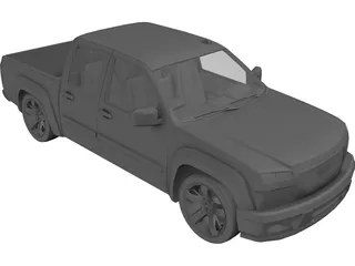 GMC Canyon (2007) 3D Model preview