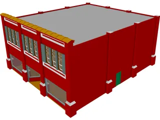 Urban Building 3D Model preview