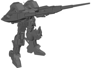 Gundam Centurion 3D Model preview