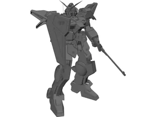 Gundam Light 3D Model preview