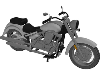 Yamaha FJ1100 (1979) 3D Model preview
