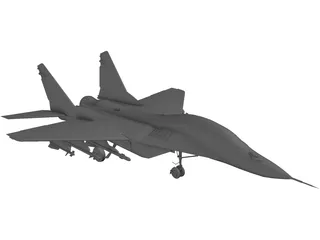 MiG-29 Fulcrum 3D Model preview