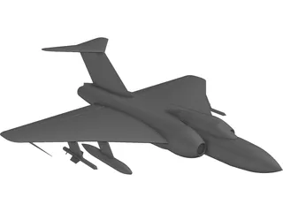 Gloster Javelin 3D Model preview