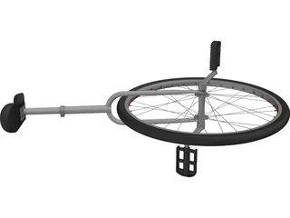 Unicycle 3D Model preview