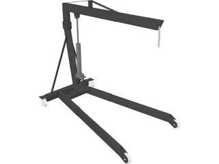 Engine Hoist 3D Model preview