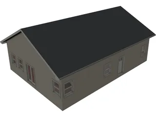 Ranch House [+Interior] 3D Model preview
