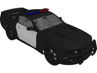 Ford Mustang Saleen Barricade 3D Model preview