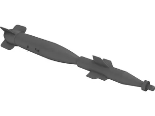 GBU-16 Laser Guided Weapon 3D Model preview