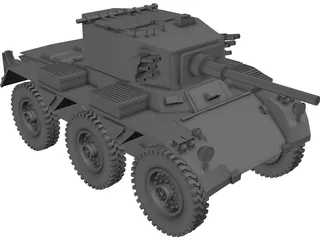 Saladin Tank 3D Model preview