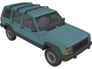 Jeep Grand Cherokee (1980) 3D Model preview