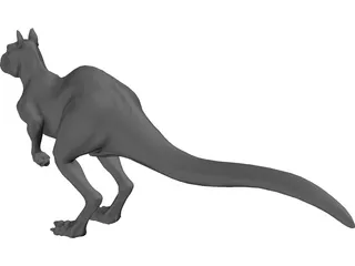 Kangaroo 3D Model preview