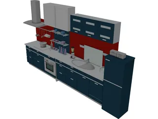 Kitchen 3D Model preview