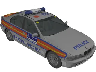 BMW Police 3D Model preview