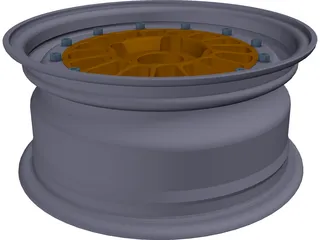 VA Wheel 6x13 3D Model preview