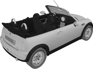Mini Cooper Cabrio 3D Model preview