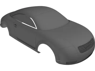 Audi TT Body 3D Model preview