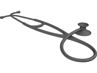 Stethoscope 3D Model preview