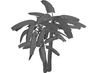 Brasil Bananeira 3D Model preview