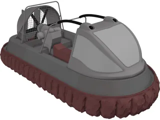 Hovercraft GTX 3D Model preview
