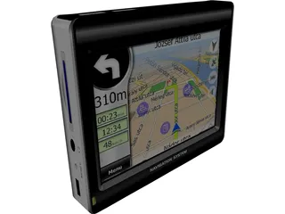GPS Navigation System 3D Model preview