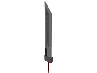 Buster Blade 3D Model preview