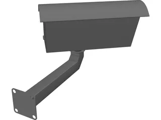 Fake Security Camera 3D Model preview