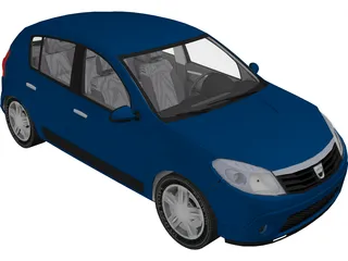 Renault/Dacia Sandero 3D Model preview