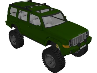 Jeep Commander [Lifted] 3D Model preview
