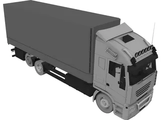 Iveco Stralis 3D Model preview