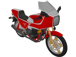 Honda CB1100R 3D Model preview