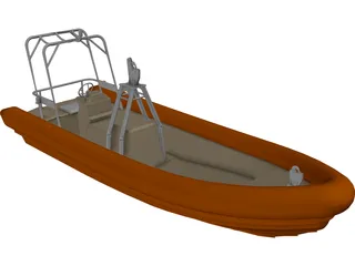 Search and Rescue Craft 3D Model preview