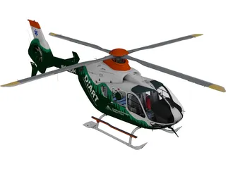 Eurocopter EC-135 3D Model preview