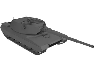 Russian T-102 3D Model preview