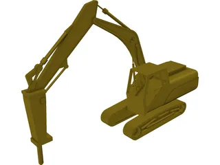 Rock Breaker 3D Model preview