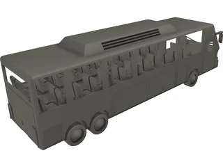 Bus 3D Model preview