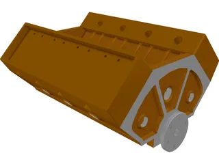 V8 Engine 3D Model preview