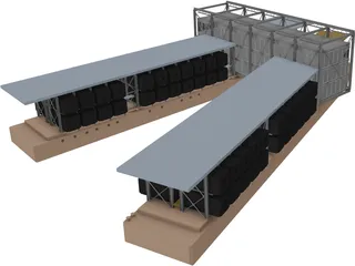 Botel 3D Model preview