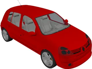 Renault Clio 3D Model preview