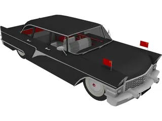 GAZ-13 Chaika 3D Model preview