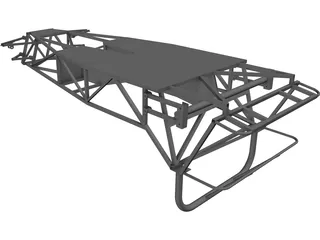 Frame Lotus Seven 3D Model preview