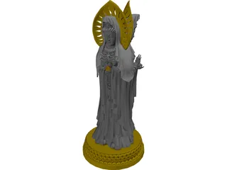 Venus Buddha 3D Model preview