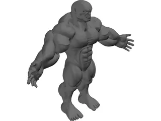 Hulk 3D Model preview