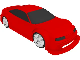 Opel Calibra DTM 3D Model preview